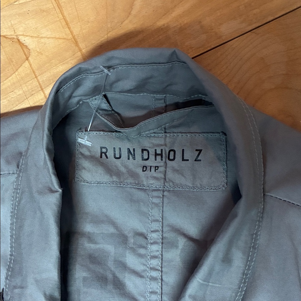 Gray Pleated “Chapter 43” Long Coat - Picture 2 of 5